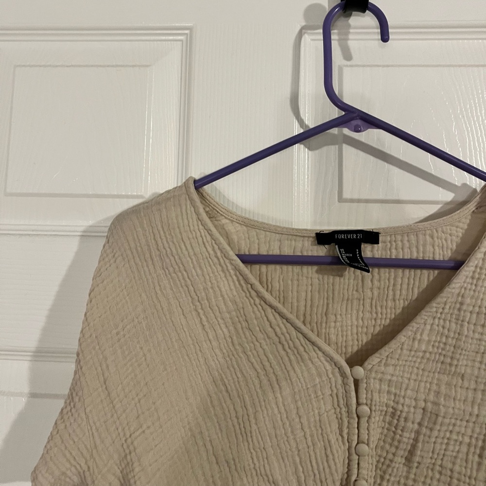 Tan Shirt